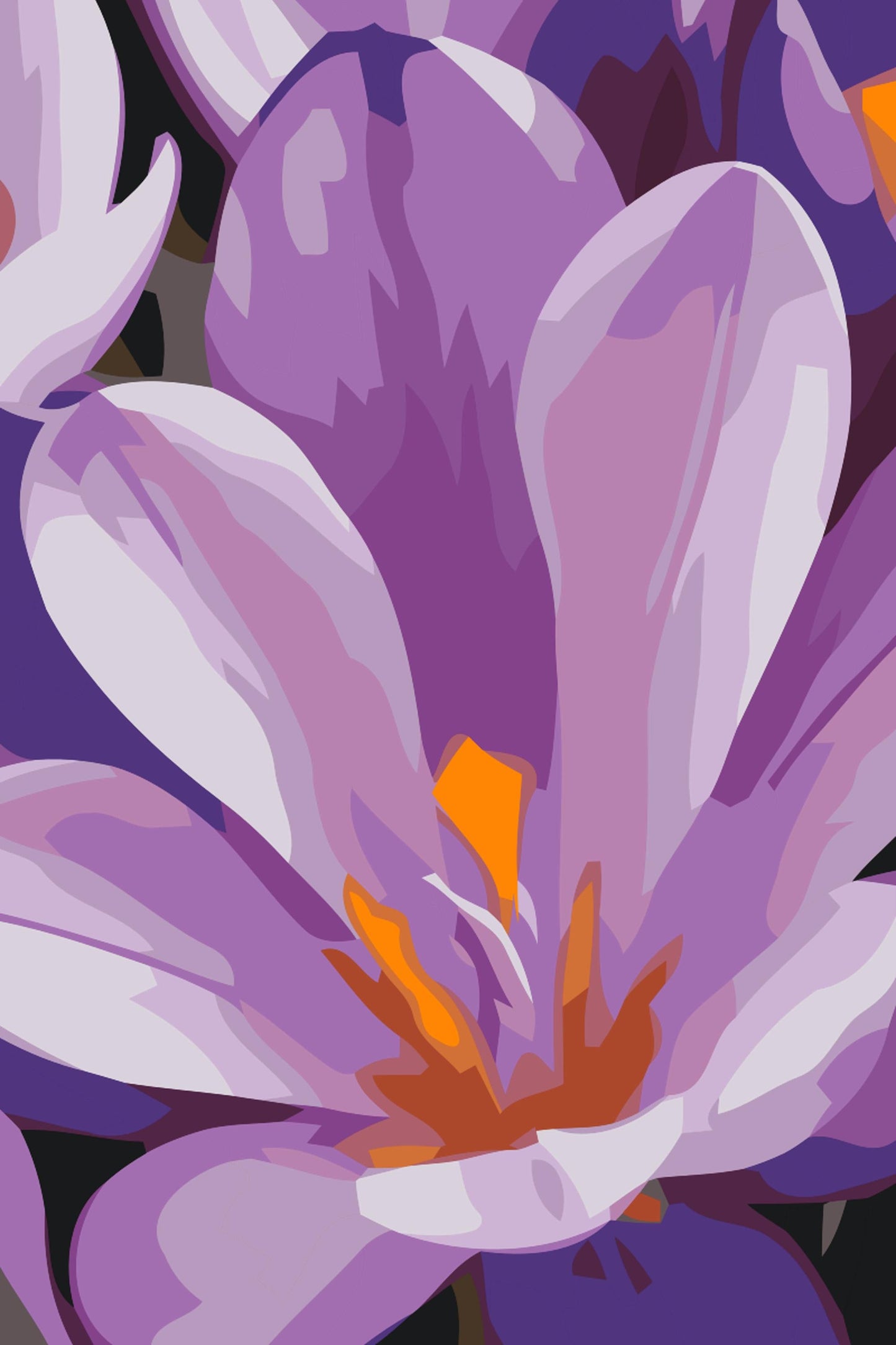 Paint by Numbers - Krokusblomst