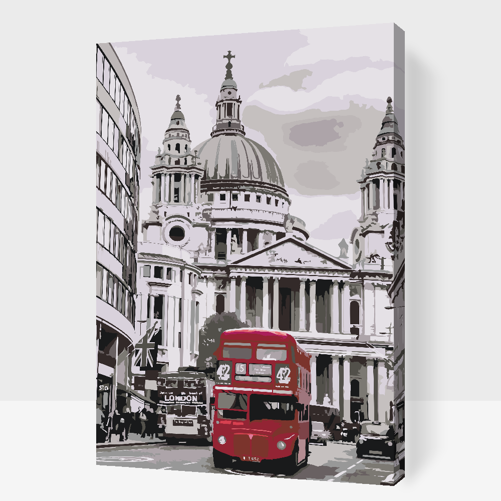 Paint by Numbers - London Bus