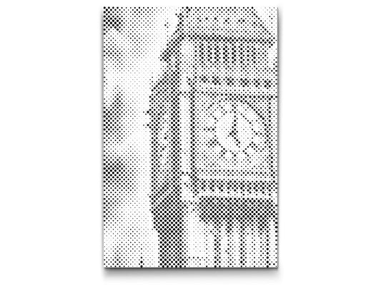 Mal-med-prikker -  Big Ben tæt på
