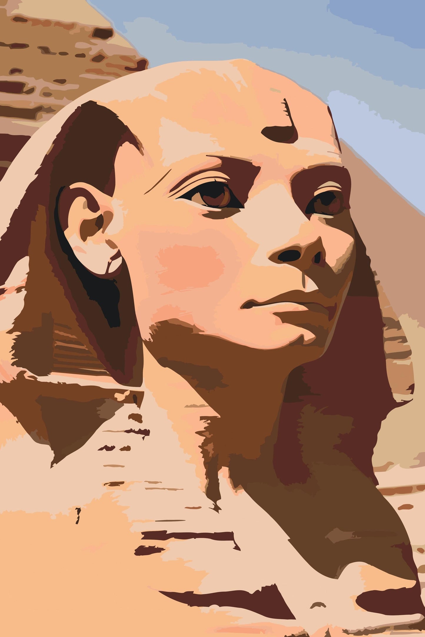 Paint by Numbers - Sfinks tæt på