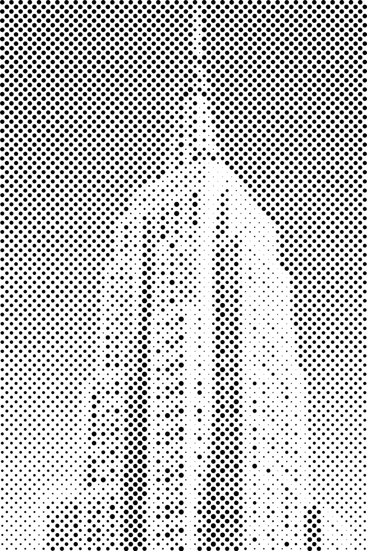 Mal-med-prikker -  Empire state-opbygning på tæt hold