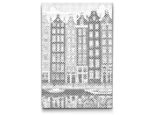 Mal-med-prikker -  Huse i Amsterdam