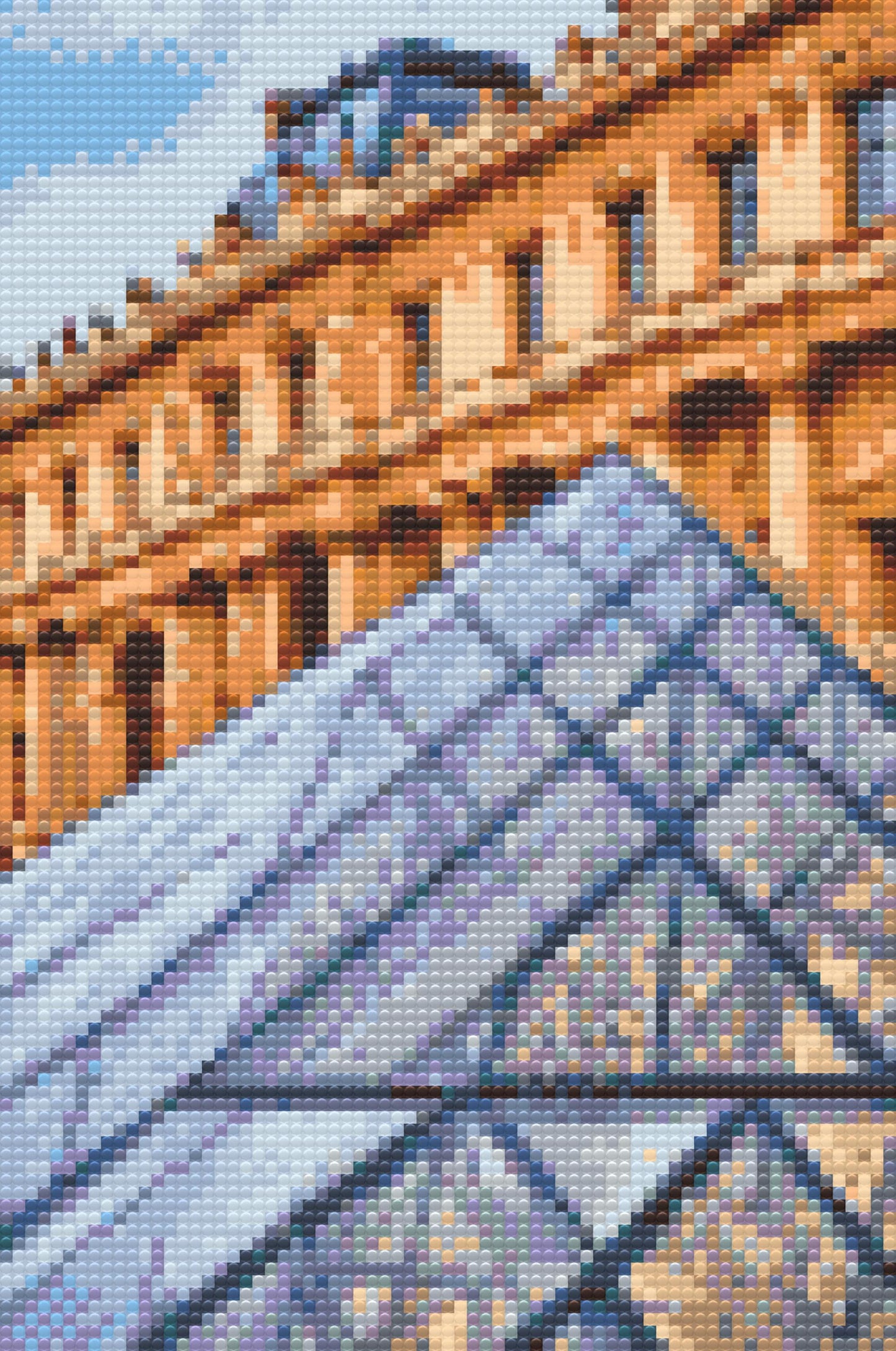 Diamond Painting - Louvre-museet på tæt hold