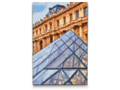 Diamond Painting - Louvre-museet på tæt hold