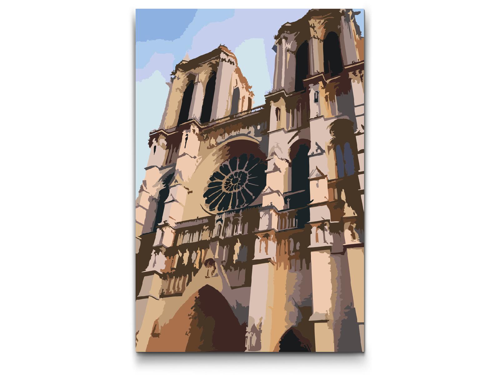 Paint by Numbers - Notre Dame tæt på