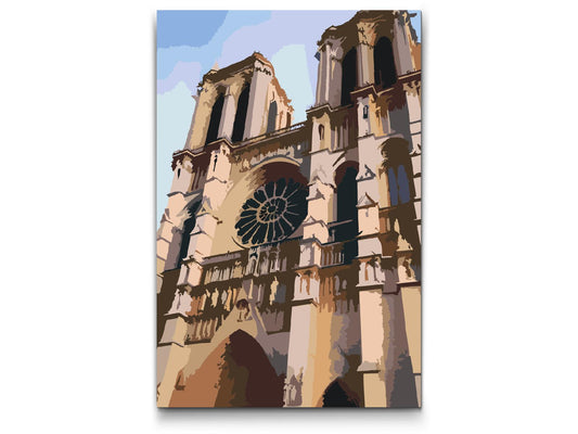 Paint by Numbers - Notre Dame tæt på