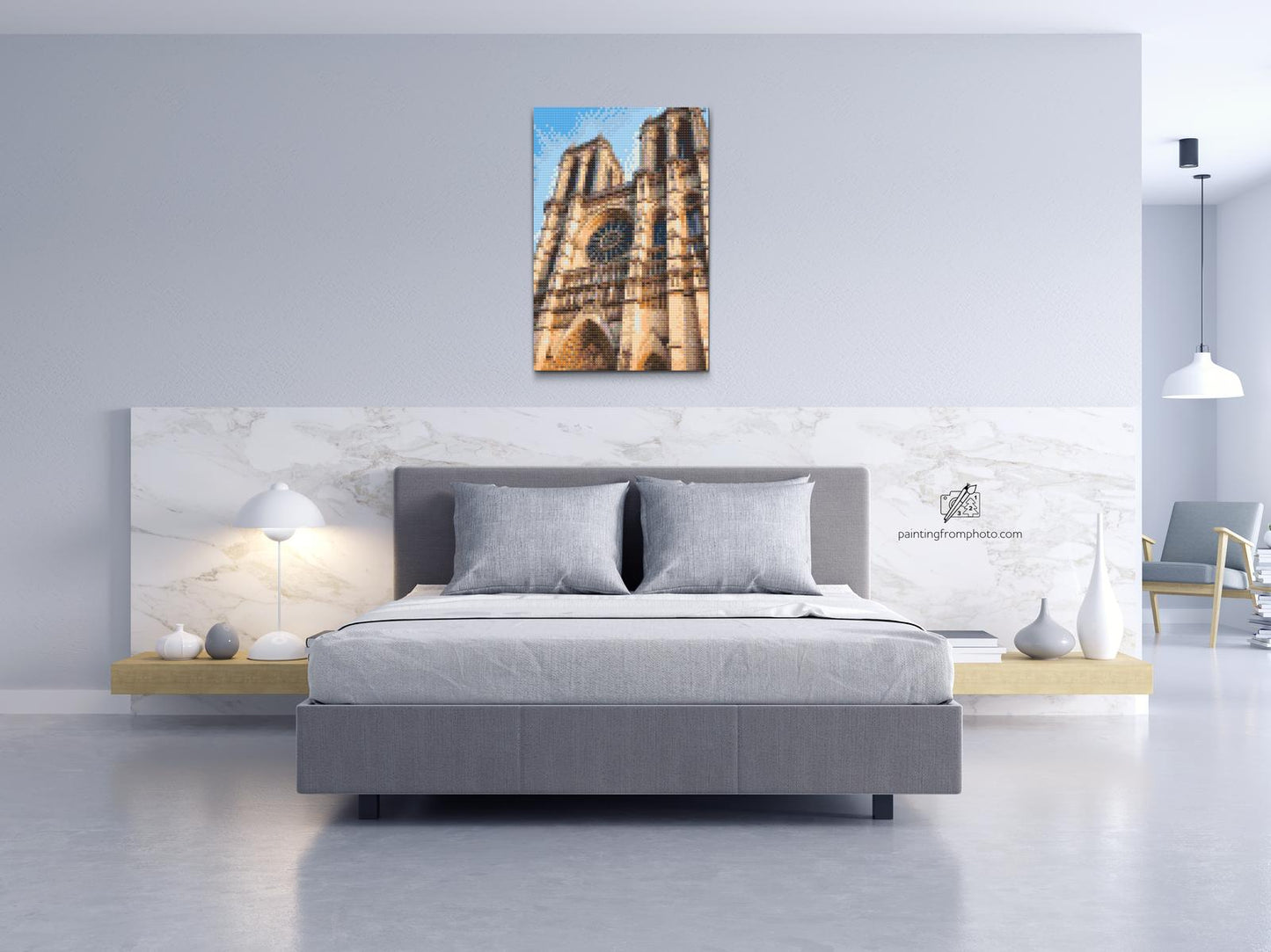 Diamond Painting - Notre Dame tæt på