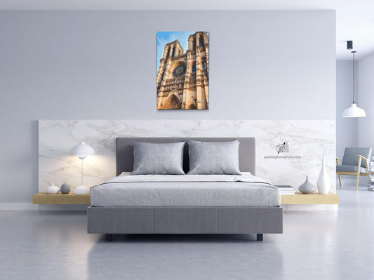 Diamond Painting - Notre Dame tæt på