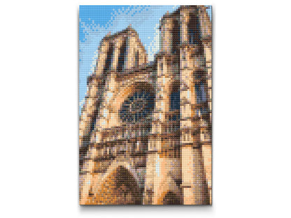 Diamond Painting - Notre Dame tæt på