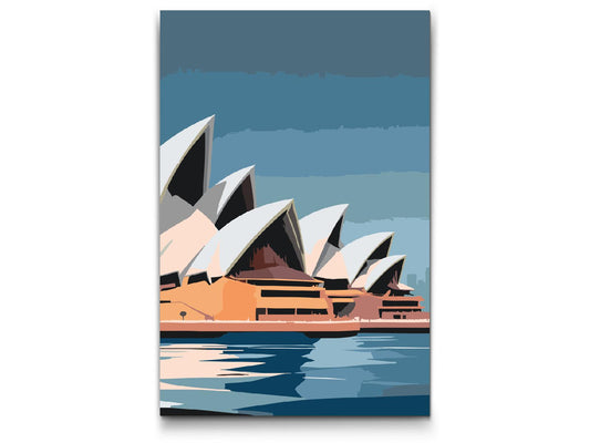 Paint by Numbers - Sydney Opera House tæt på