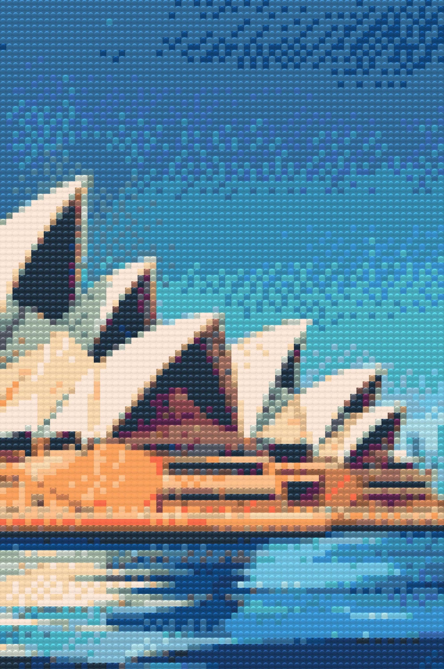 Diamond Painting - Sydney Opera House tæt på