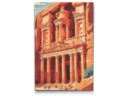 Diamond Painting - Petra, Jordan tæt på