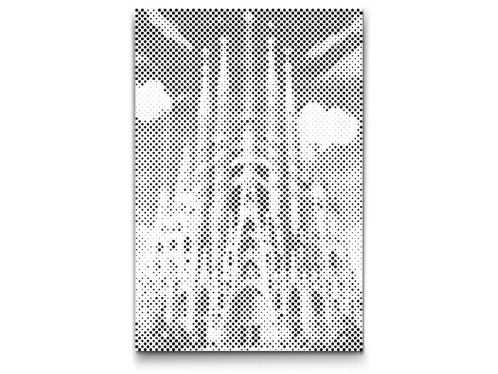Mal-med-prikker -  Sagrada Familia tæt på