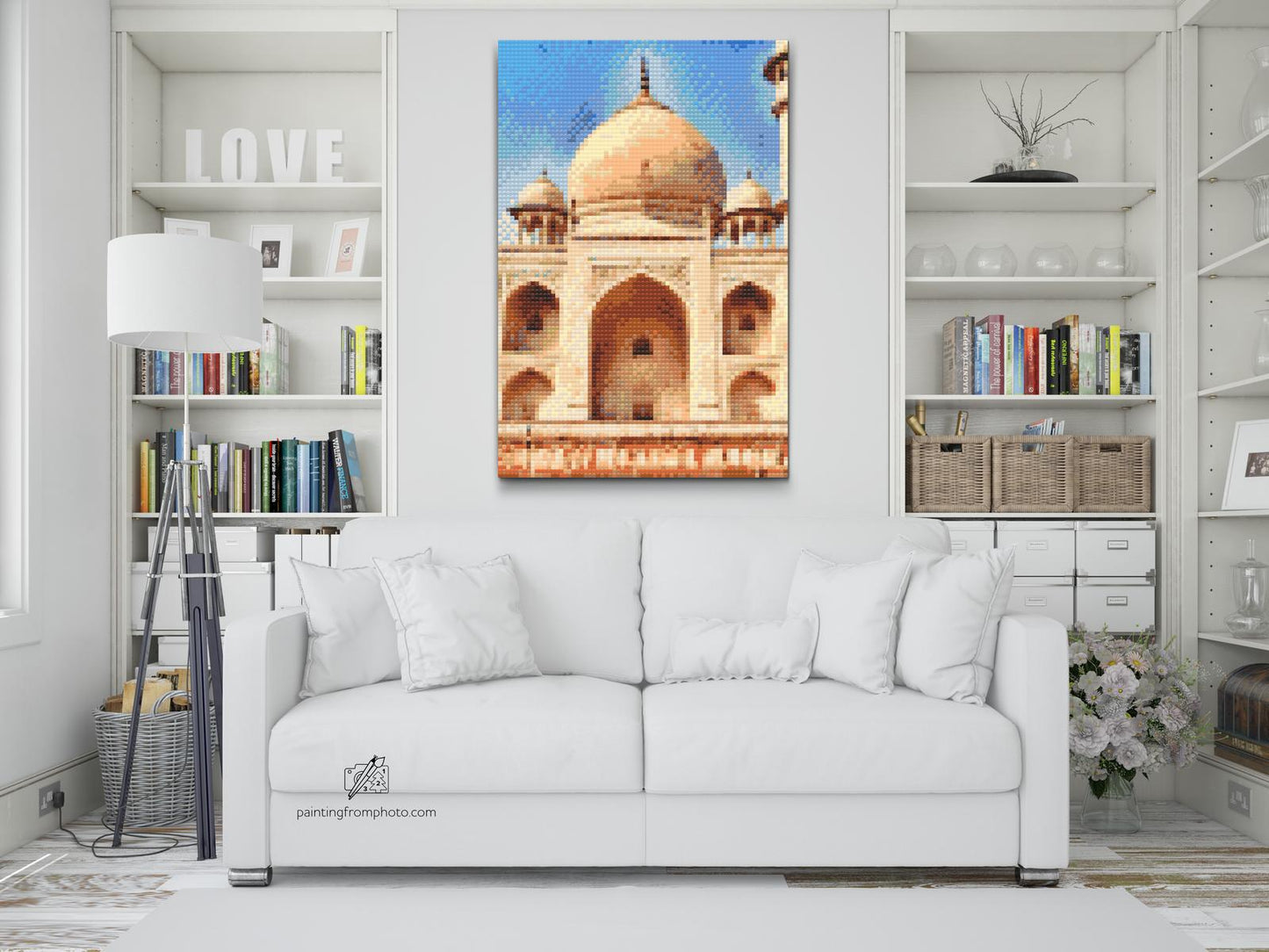 Diamond Painting - Taj Mahal tæt på
