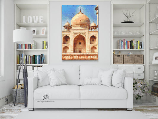 Diamond Painting - Taj Mahal tæt på