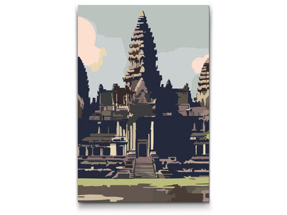 Paint by Numbers - Angkor Wat Tempel