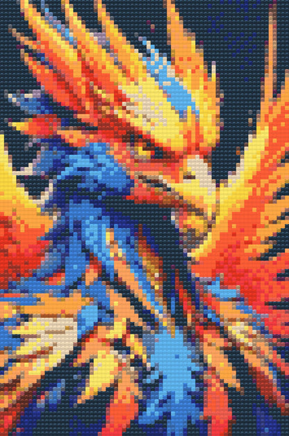 Diamond Painting - Farverig føniks