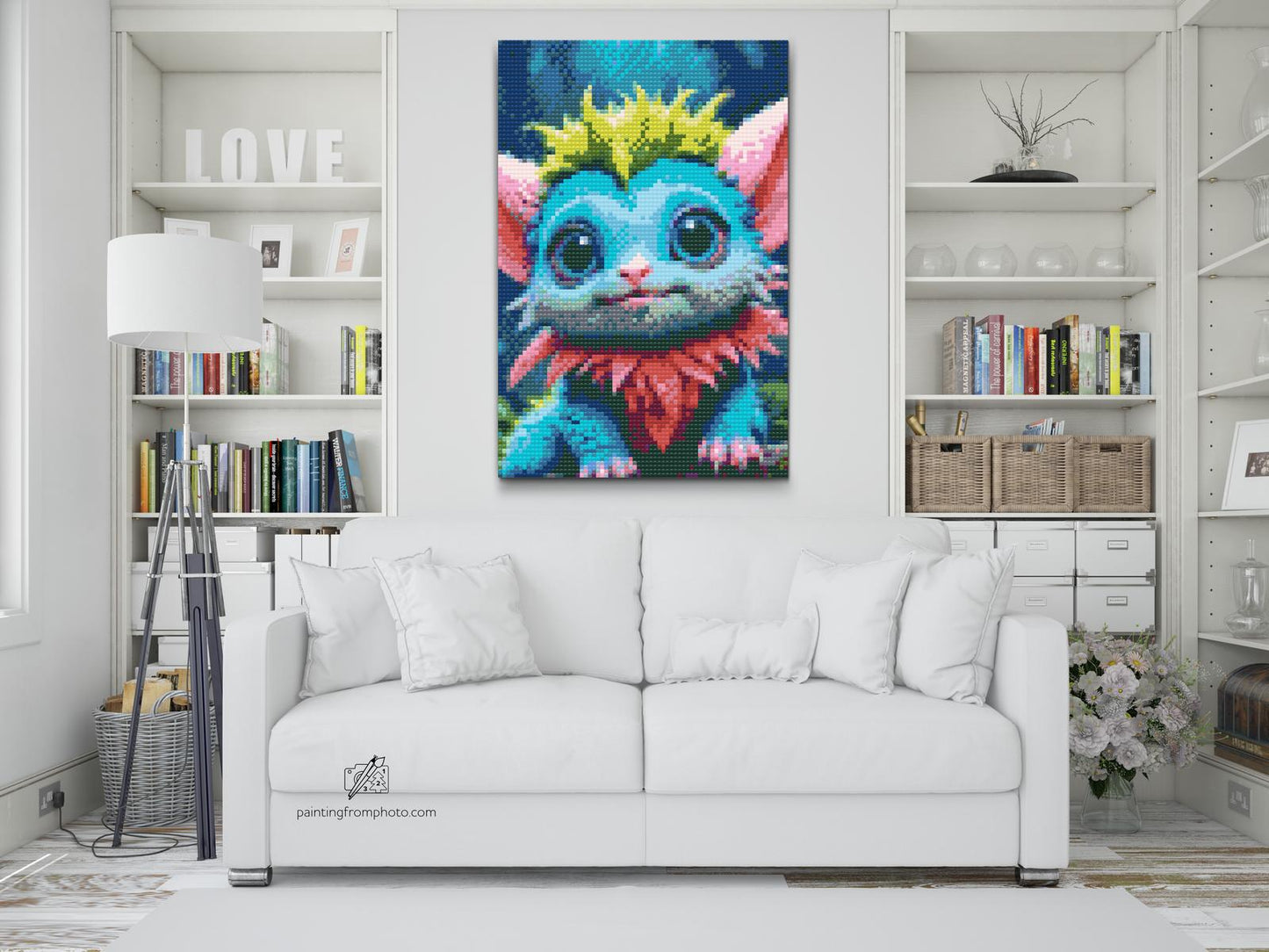 Diamond Painting - Sødt monster fra en fantastisk skov 2