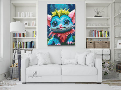 Diamond Painting - Sødt monster fra en fantastisk skov 2