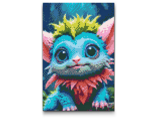 Diamond Painting - Sødt monster fra en fantastisk skov 2