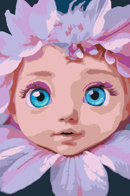 Paint by Numbers - Blomsterbaby