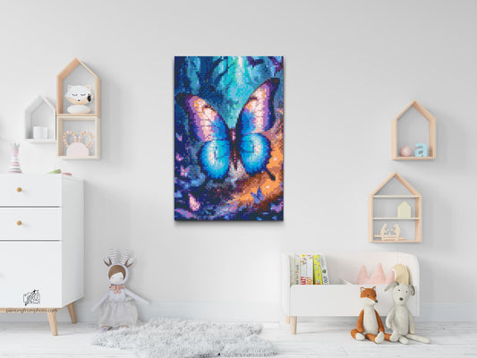 Diamond Painting - Magisk sommerfugl