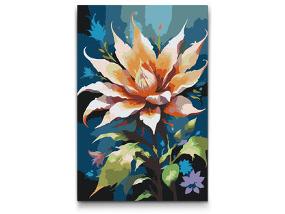 Paint by Numbers - Magisk blomst
