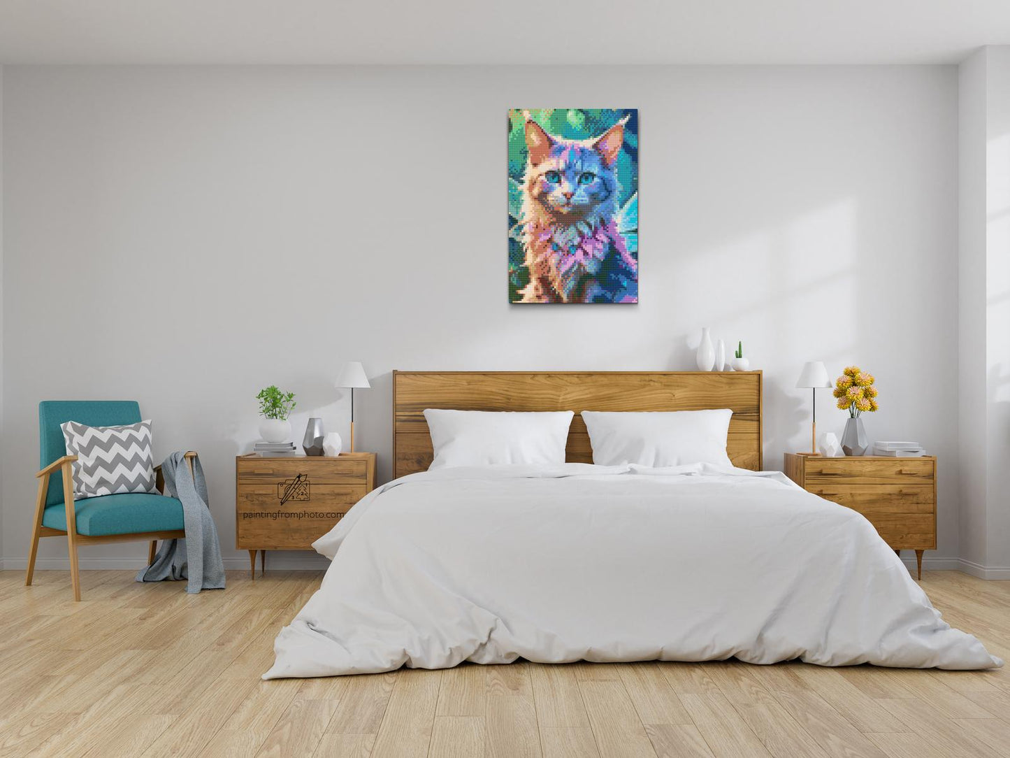 Diamond Painting - Magisk bevinget kat