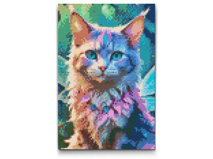 Diamond Painting - Magisk bevinget kat
