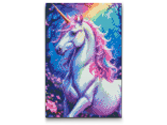 Diamond Painting - Enhjørning fra den fortryllede skov