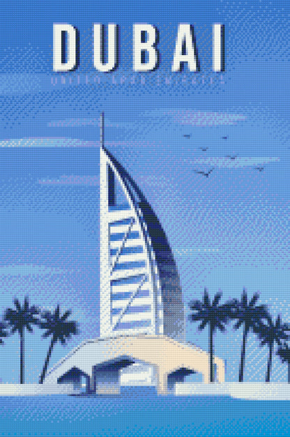 Diamond Painting - Dubai, De Forenede Arabiske Emirater