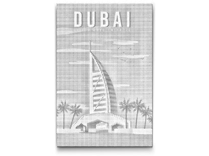 Mal-med-prikker -  Dubai, De Forenede Arabiske Emirater