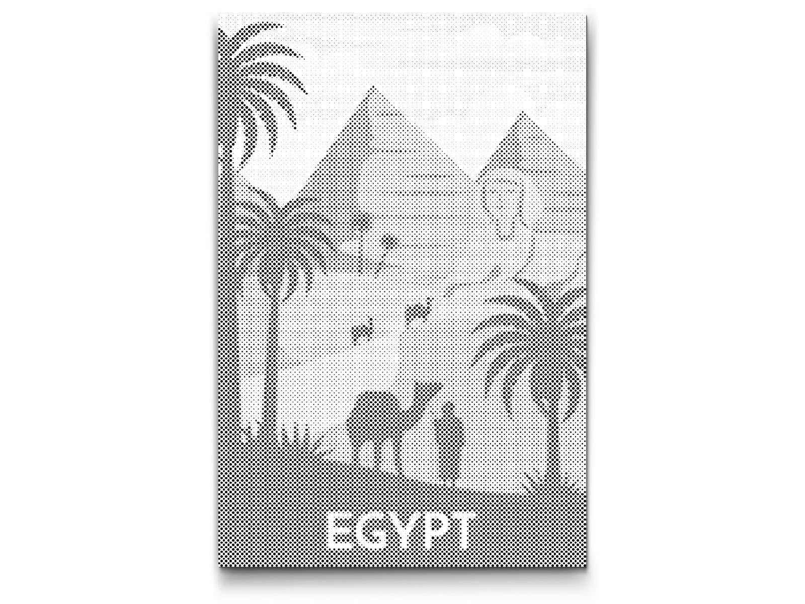 Mal-med-prikker -  Egypten