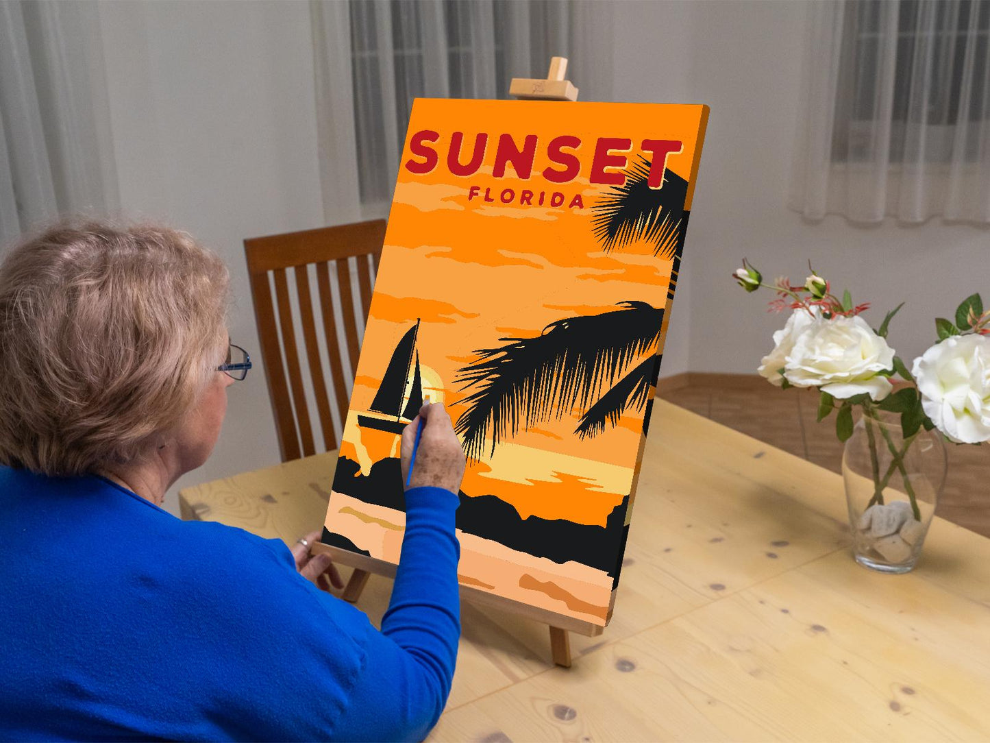 Paint by Numbers - Florida, USA