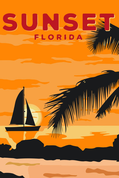Paint by Numbers - Florida, USA
