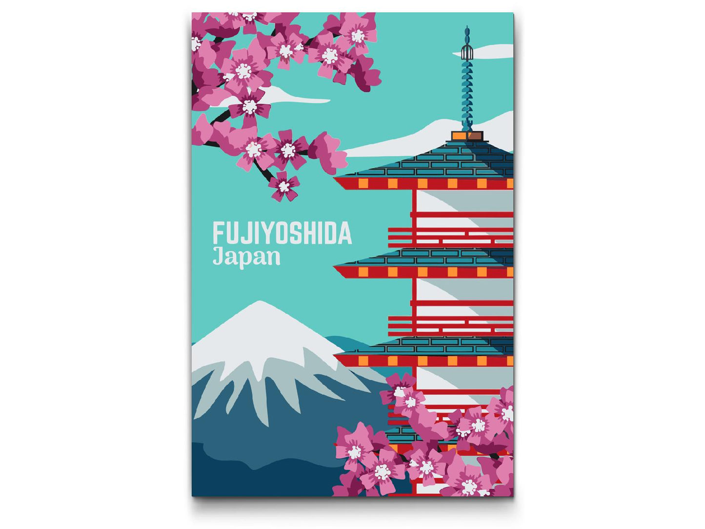 Paint by Numbers - Fujiyoshida, Japan