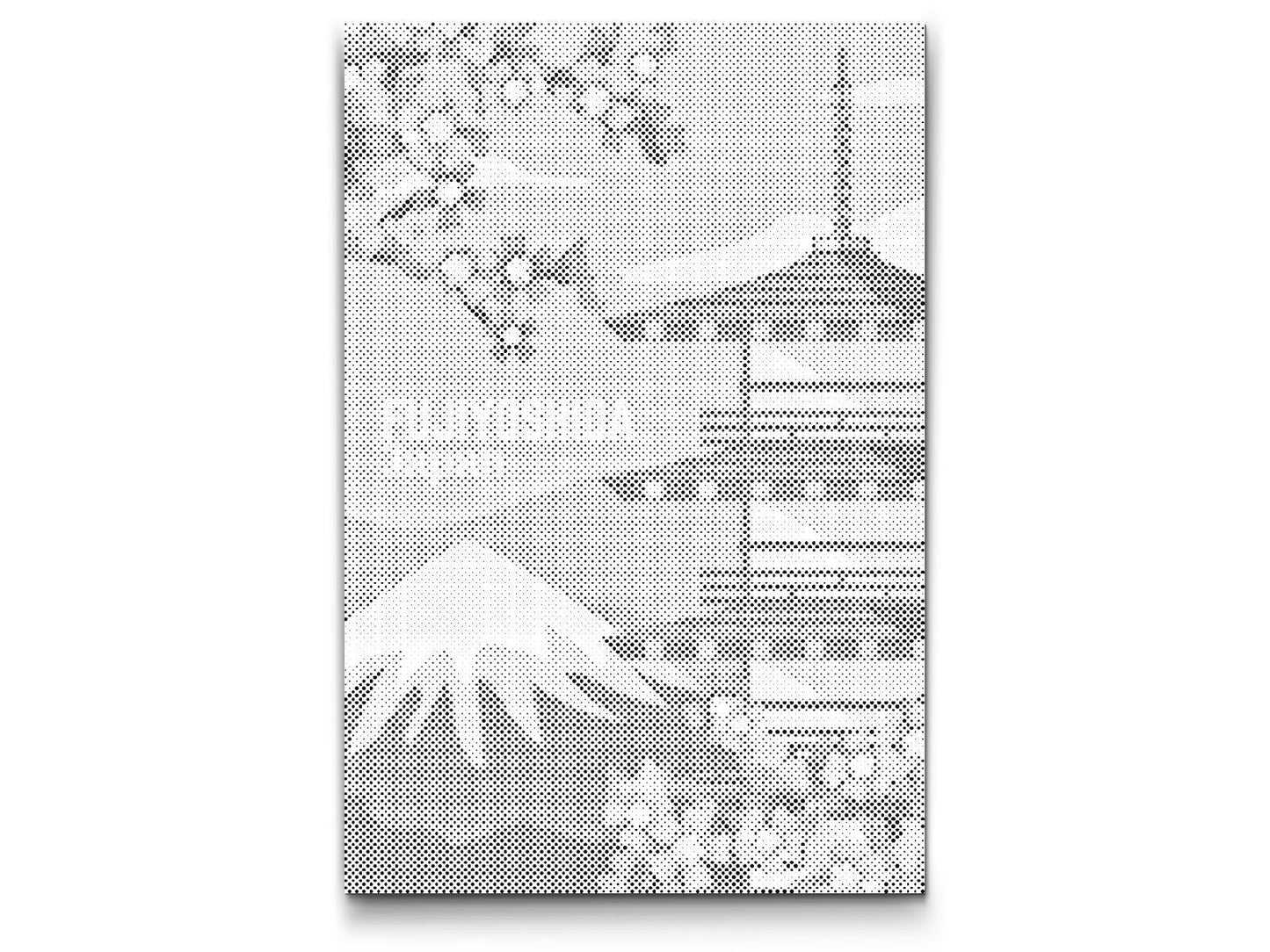Mal-med-prikker -  Fujiyoshida, Japan