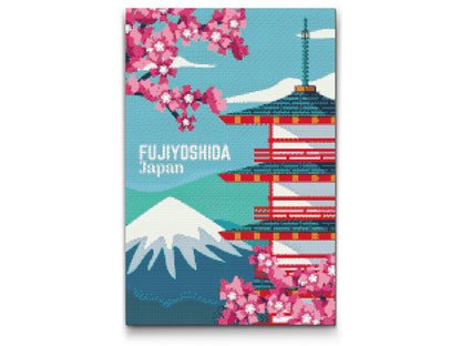 Diamond Painting - Fujiyoshida, Japan
