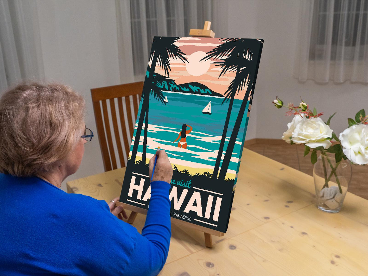 Paint by Numbers - Hawaii, USA