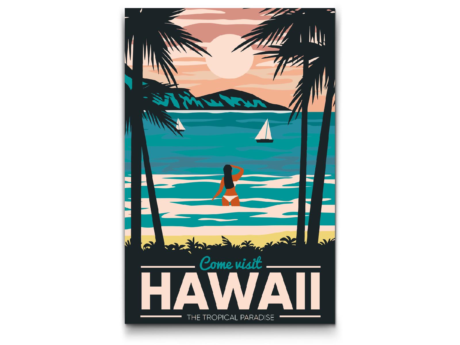Paint by Numbers - Hawaii, USA