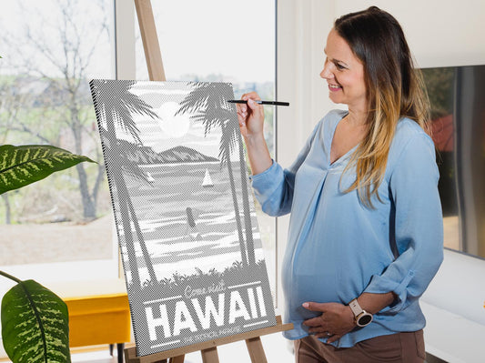 Mal-med-prikker -  Hawaii, USA