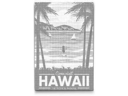 Mal-med-prikker -  Hawaii, USA