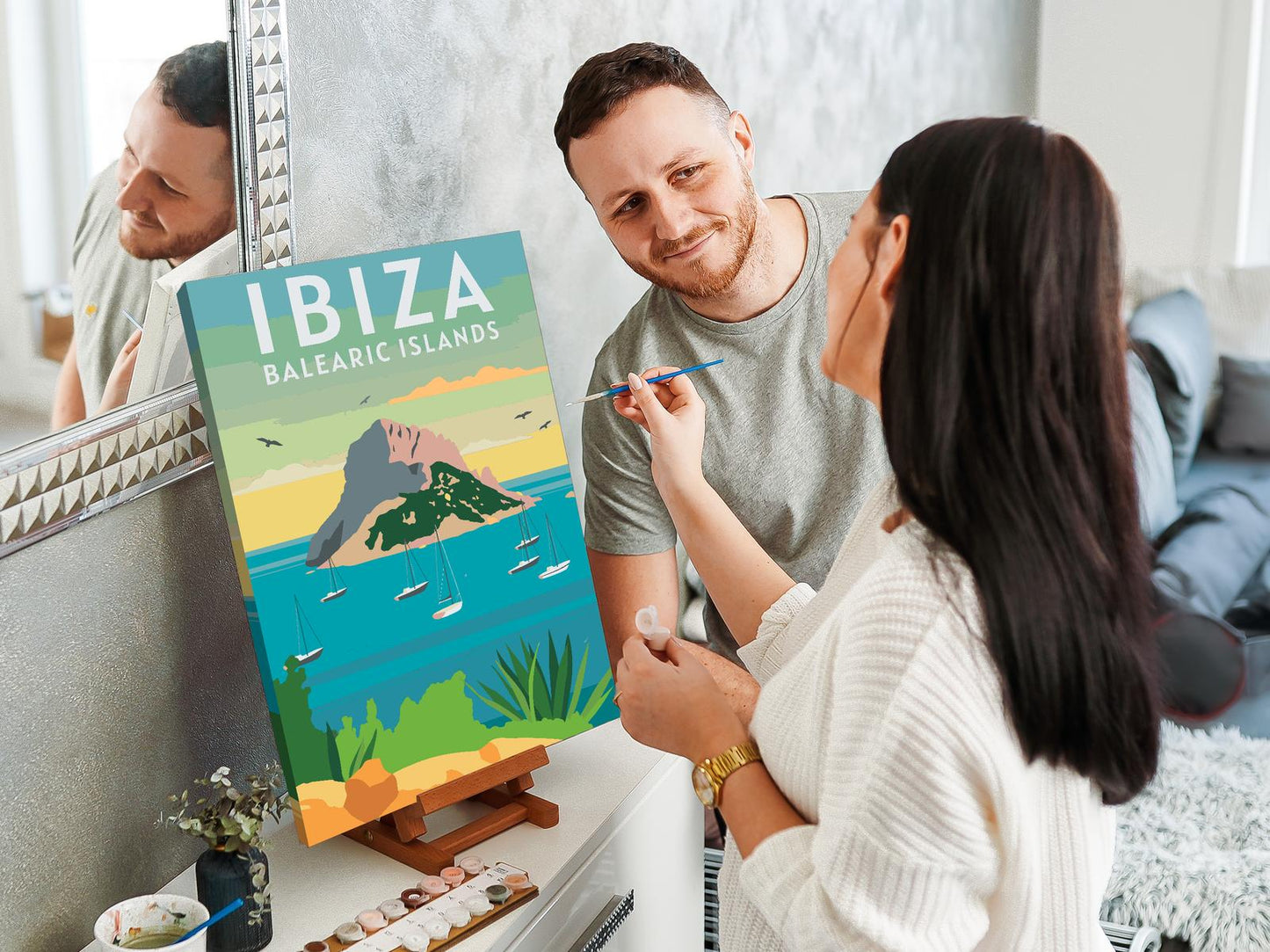 Paint by Numbers - Ibiza, Balearerne