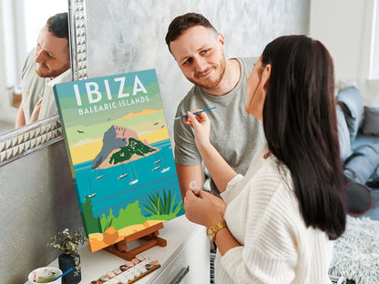 Paint by Numbers - Ibiza, Balearerne