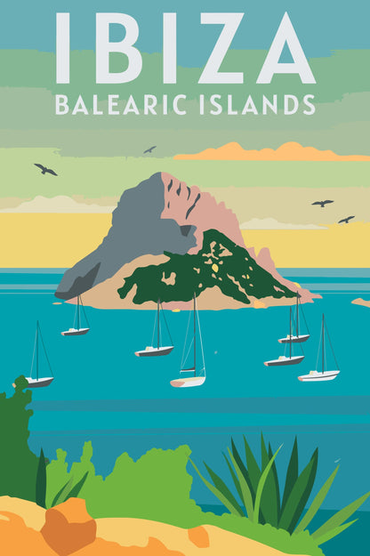 Paint by Numbers - Ibiza, Balearerne