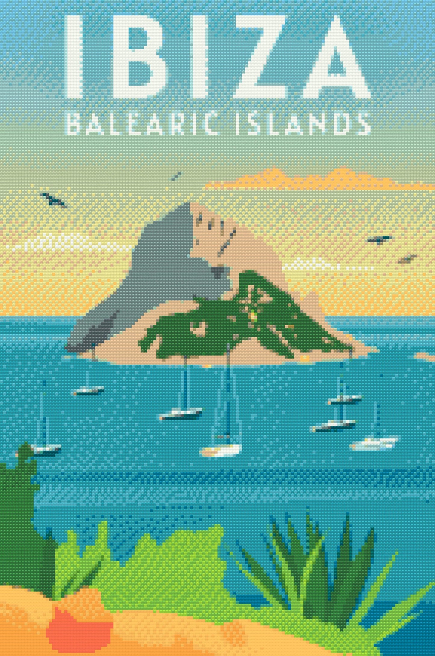 Diamond Painting - Ibiza, Balearerne