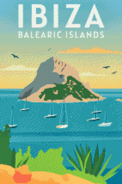 Diamond Painting - Ibiza, Balearerne