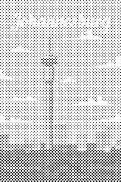 Mal-med-prikker -  Johannesburg, Sydafrika