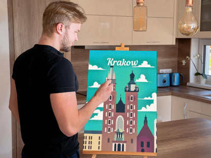 Diamond Painting - Krakow, Polen