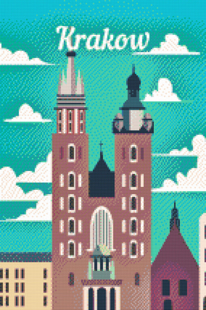 Diamond Painting - Krakow, Polen